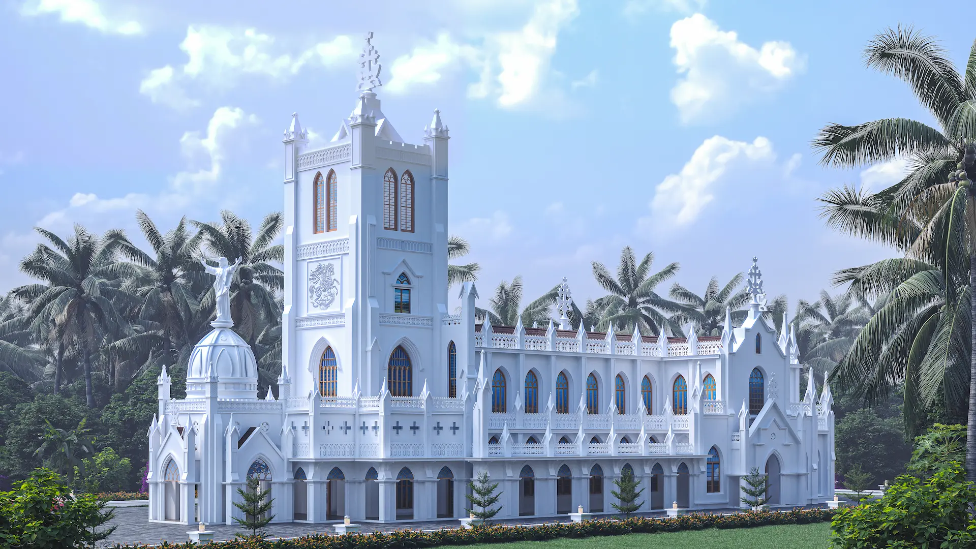 Featured masterpiece: 3D visualization of a sacred architectural space